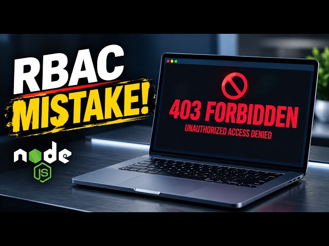 Stop Building RBAC Like This! | Roles & Permissions in Node.js | Part 1