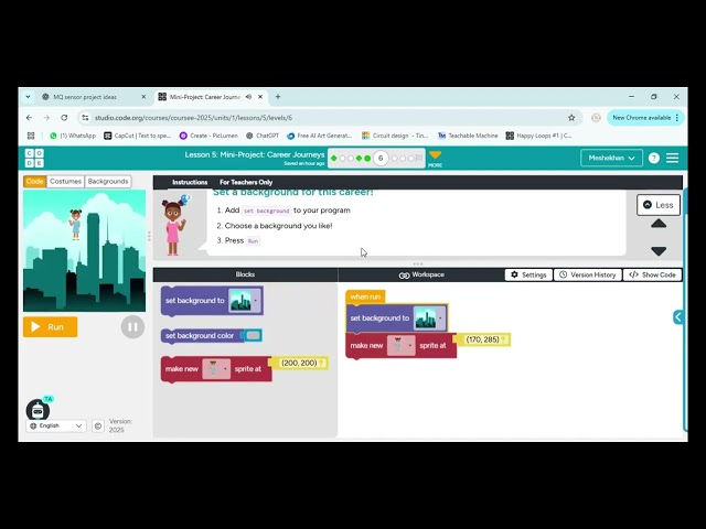 Code.org Course E – Lesson 5 | Events in Programming