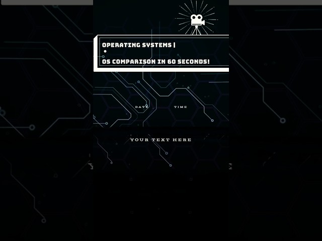 Operating Systems | OS Comparison in 60 Seconds! #shorts