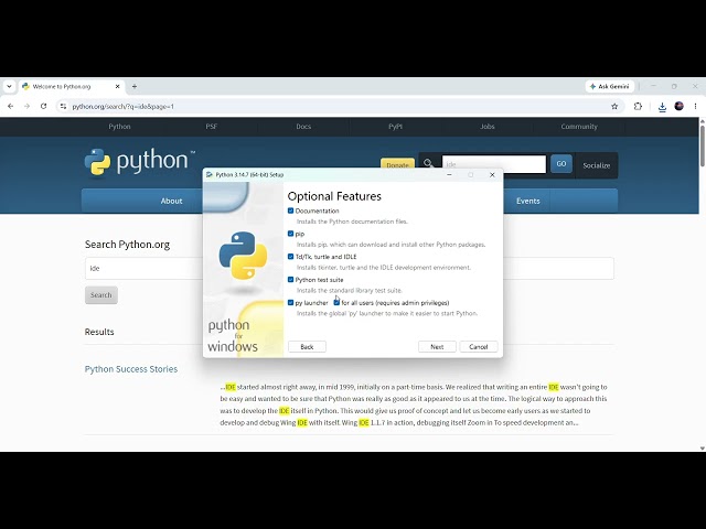 How to download and install python IDE