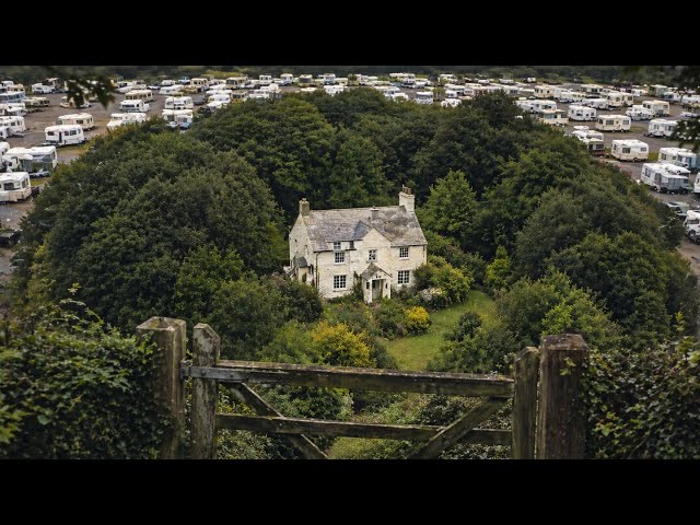 Abandoned Cottage Surrounded by a Gypsy Site (Everything Left Behind) both Left For Dead 