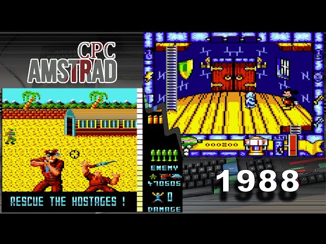Top 50 Amstrad CPC games of 1988 - in under 10 minutes