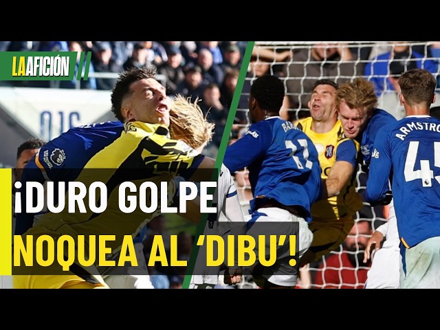 CONCERN FOR 'EL DIBU'! He is stretchered off wearing a neck brace