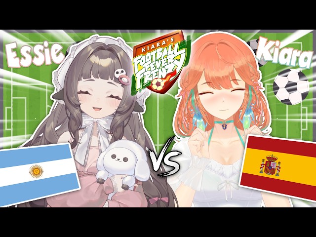 【WATCHALONG】THE FINALE: Argentina VS Spain with @essiech ! ✨【Kiara's Football Fever Frenzy】