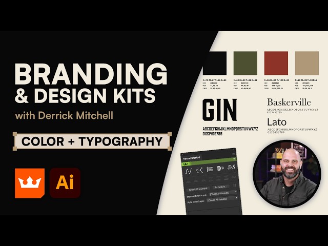 Create Brand Colors, Typography and Assets in Adobe Illustrator