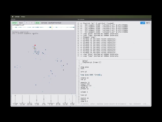 The Unfinder Live Coding Demo