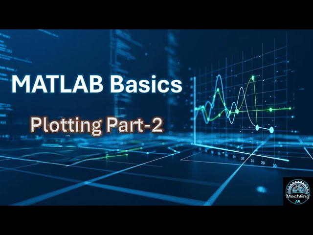 MATLAB Basics | Plotting Part-2