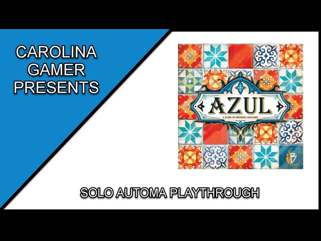Azul Unofficial Solo Automa - Playthrough