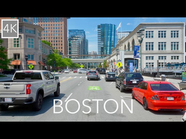 Boston 4K Drive | Beantown Driving Tour