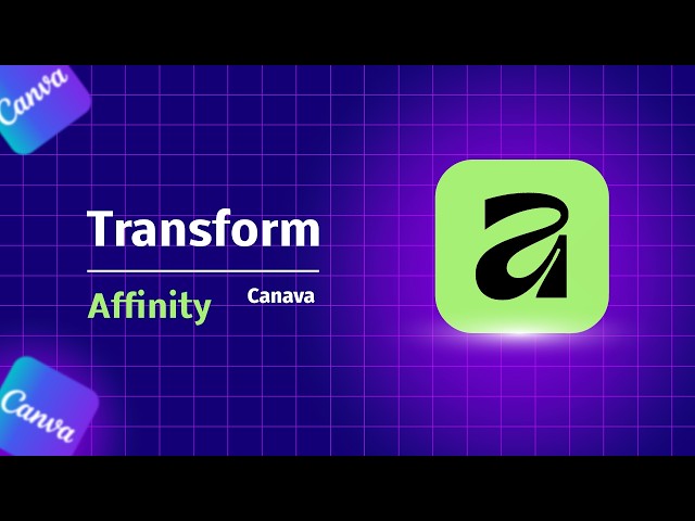 Affinity Designer Beginner Tutorial | Transform Objects with Right Click