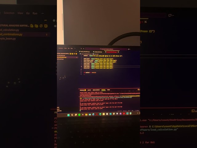 How I Built a Structural Analysis Tool (Part 1) #steeldesign #engineering