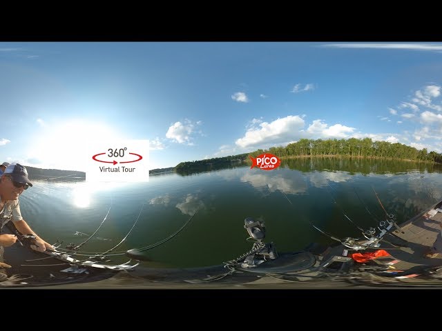 360 degree video of crappie fishing Beaver Lake with PICO Lures