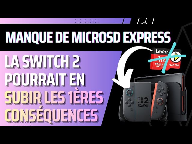 Flash memory shortage also impacting micro SD Express cards for Nintendo Switch 2