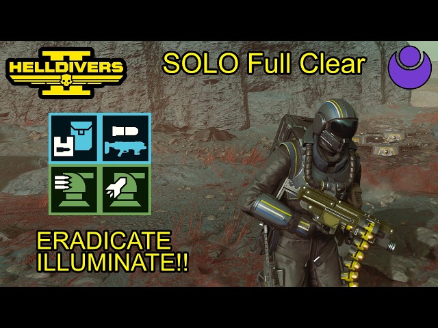 Helldivers 2 | *PURE CHAOS* Solo Eradicate Illuminate!! (Solo Max Difficulty) (No Deaths)