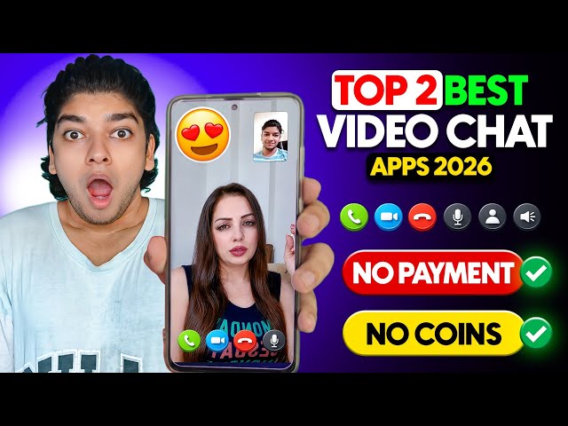 Best Video Call Apps with Random People | No Coins | Free Video Chat App 2026 | Video Chat Apps