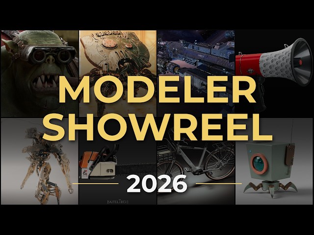 Modeler Showreel 2026