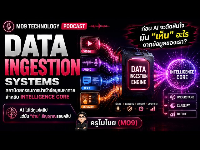 Data Ingestion Systems สถาปัตยกรรมข้อมูลเบื้องหลัง AI & Intelligence Core