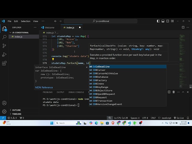 25 for each loop in js
