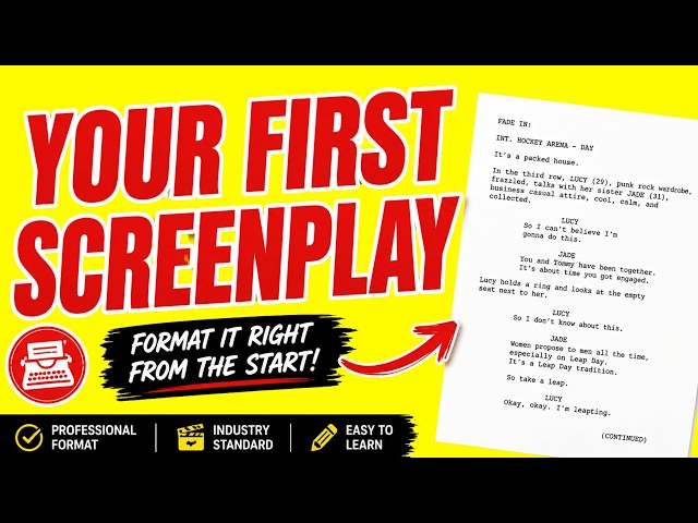 How to Format a Screenplay (Beginners)