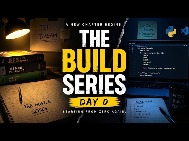 The Build Series: Day 0 | Starting From Zero Again