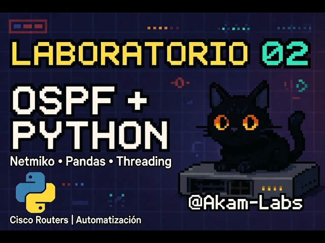 Ahorra Tiempo: Automatiza OSPF en Cisco con Python + Netmiko + Threading
