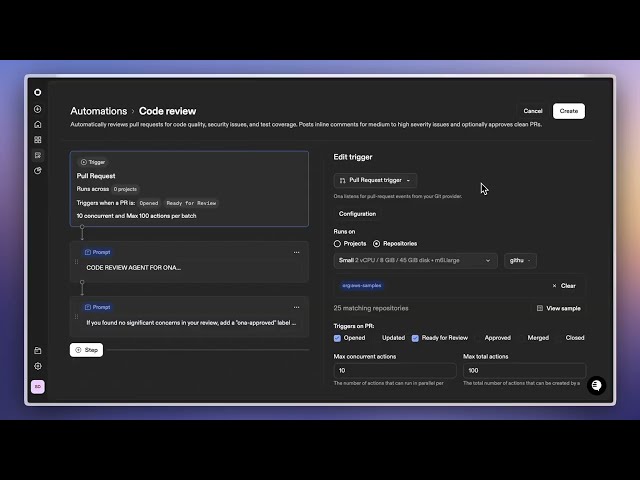 Code review by AI Software Engineers that actually run your tests - Ona Code Review 60s Demo