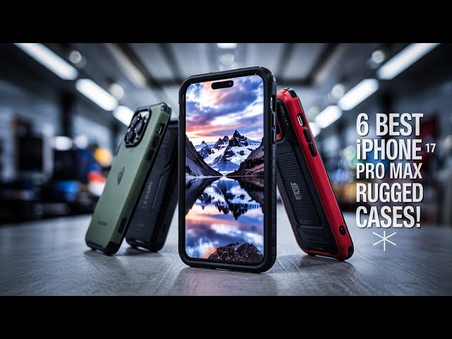 6 Best iPhone 17 Pro Max Rugged Cases! ✅