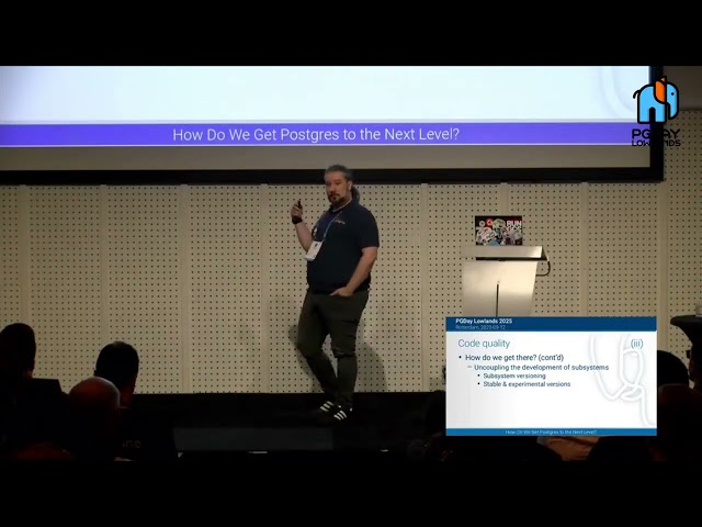How Do We Get Postgres to the Next Level? - Jimmy Angelakos