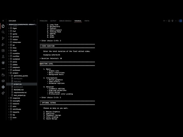 Video Editing Quote Generator Using Python || Final Project CS50P
