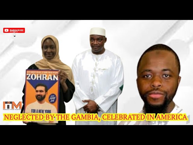 NEW YORK PROSPECTIVE MAYOR SALUTES GAMBIAN UNCLE