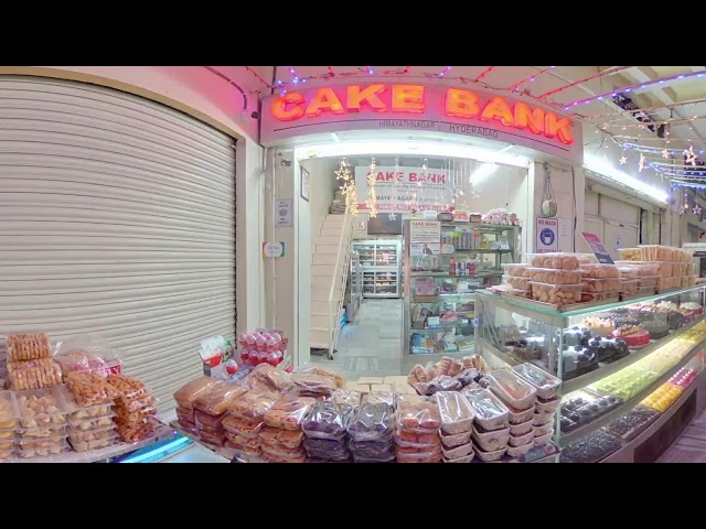Cake Bank at Himayath Nagar, Hyderabad,  | 360 VR Videos