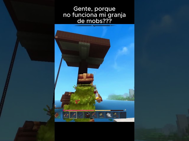 ¿Por qué no funciona la granja? 🤔🤔  #minecraft #hytale