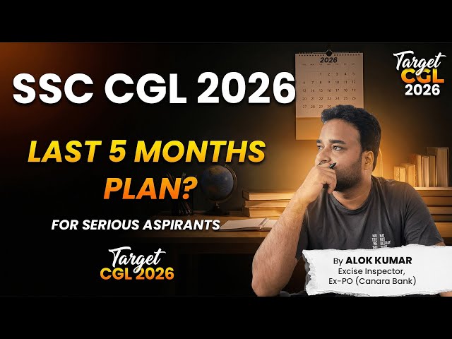 SSC CGL 2026 Last 5 Months Roadmap (For Beginners) I Simplicrack