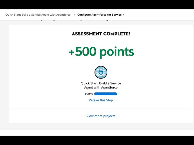 Quick Start: Build a Service Agent with Agentforce.