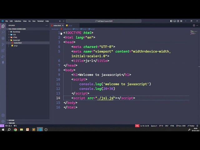 JavaScript Tutorial for Beginners | Introduction to JavaScript 🚀