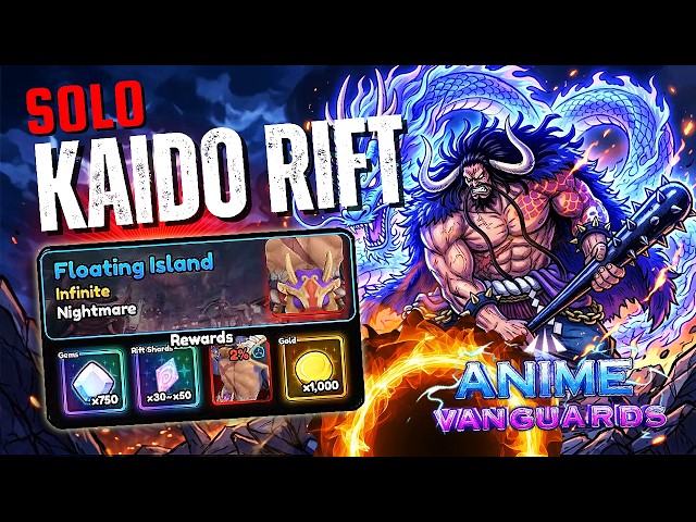 SOLO KAIDO RIFT (Floating Island) in Anime Vanguards Update 13.0!