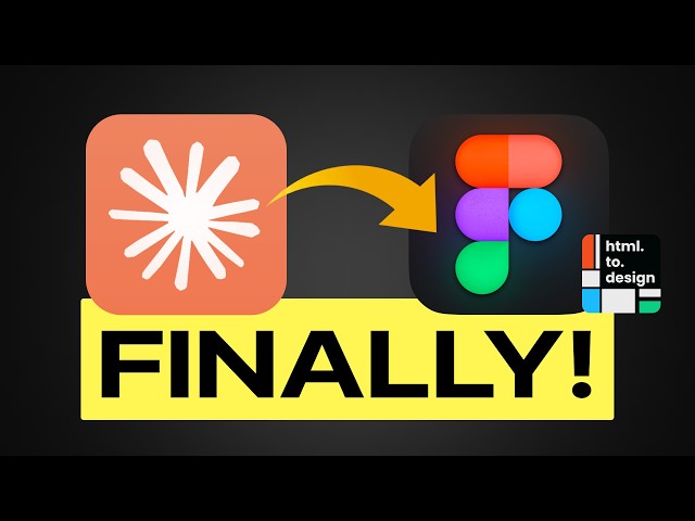 Claude Code to Figma is Finally Possible! - html.to.design Figma Plugin