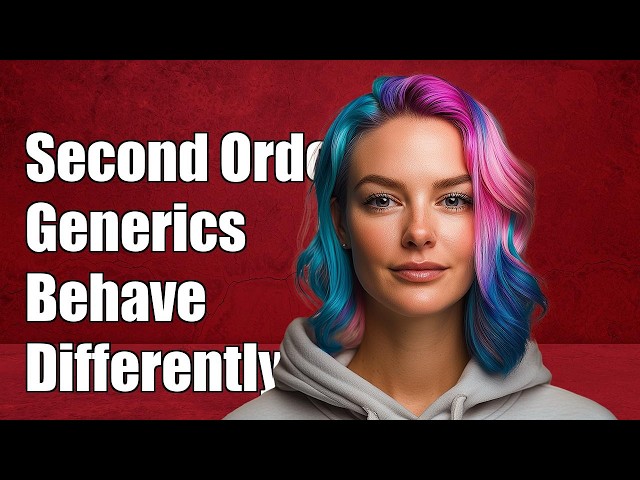 Second order generics seem to behave differently than first order generics