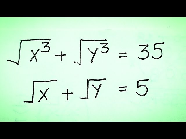 Solve for 'X and Y' in this nice Algebra equation | Math Olympiad Mathematics