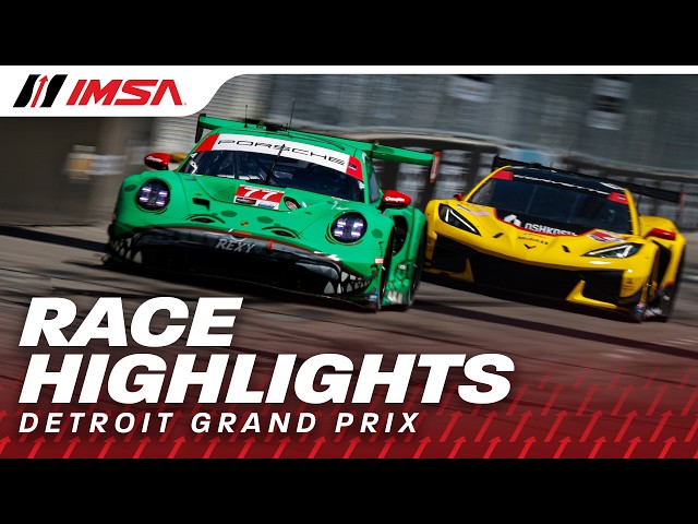 IMSA Chevrolet Detroit Sports Car Classic 2026 | Momentos destacados | Campeonato WeatherTech Spo...