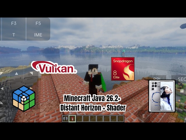 Minecraft Java 26.2+ Distant Horizons + Shaders 🔥 INSANE Render Distance on Redmagic 11 Pro