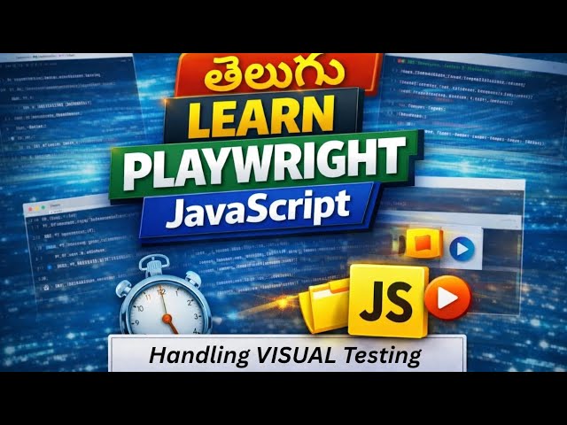 Master Visual Testing in Playwright JS (Telugu)