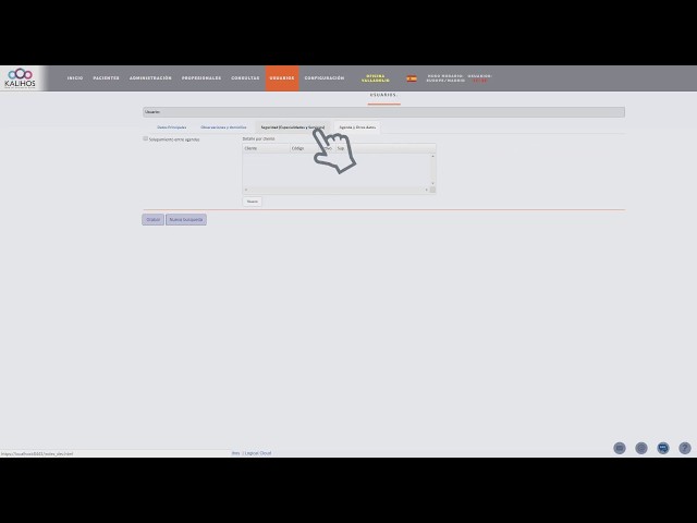 Logical Cloud Kalihos Create medical and administrative users
