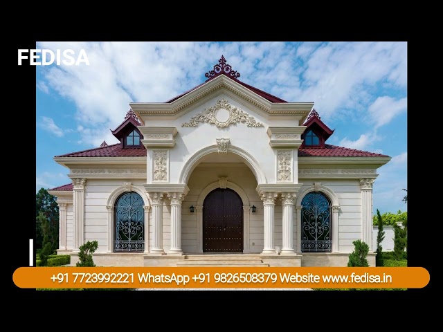 Villa With Columns Design Modern Luxury Villa Design No 134