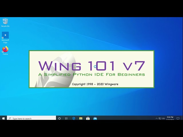 Installing Python and Wing IDE