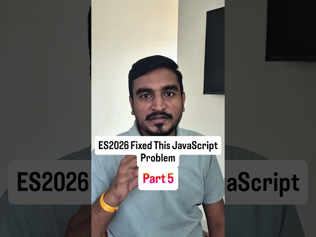 ES2026 Fixed JavaScript's Biggest Error Detection Problem, Error.isError()