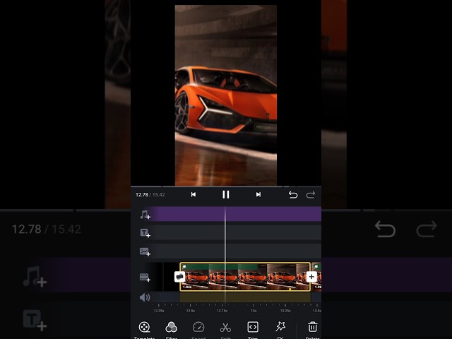 VN app animation tutorial Lamborghini video editing #vn #tutorial #editing #carvideo #tips #edit