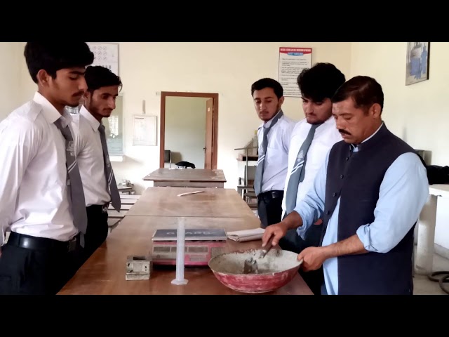 Practical 5, Concrete Technology,Civil 354, Compression Test of Cement