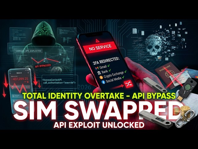 SIM Swapping 2026: How Hackers Exploit Carrier APIs 📱⚠️