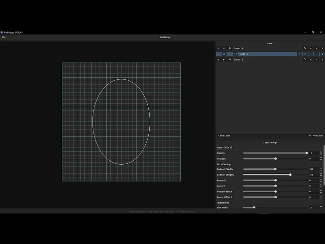 Glimpse at GridBuddy, a simple but powerful grid and pattern tool for ArtBuddy.